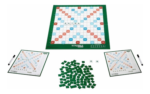 Juego De Mesa Scrabble Duplicado Mattel 2-6 Jugadores (Usado)