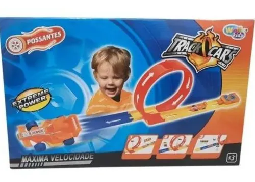 Hot Wheels Pista Looping com Manobra Cruzada - Carrinho Lamborghini  Gallardo #12 