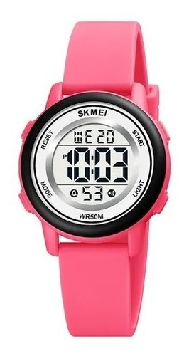 Reloj Pulsera Malla Silicona Deportivo Modelo Crono 1721  Pw