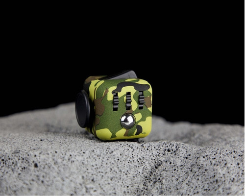 Fidget Cube Camuflaje Original Cubo Anti Estres