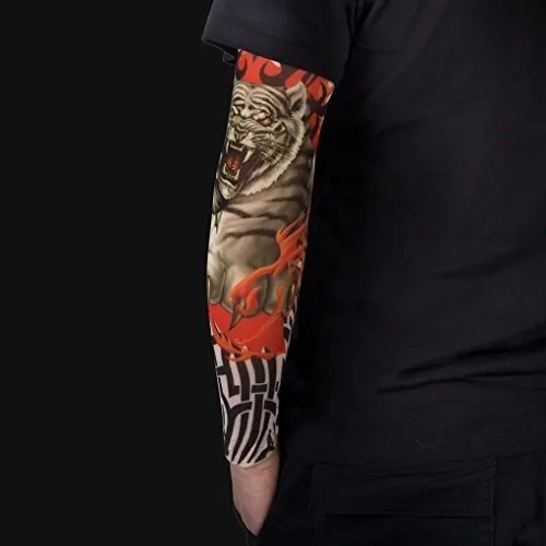 Gospire 6 Unids Nylon Falso Tatuaje Temporal Mangas Body Art