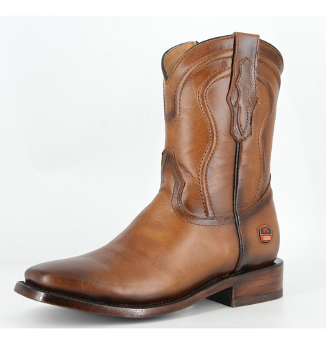 Botin Vaquero Para Caballero Atanado Miel Vest