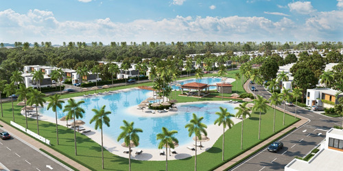 Imagen 12 de 15 de Villa En Venta En Punta Cana Desde Us$95,000 En Residencial Cerrado Con Piscina Tipo Playa Desde 68 Metros Cuadrados En Adelante Excelente Para Inversión Y Vacacionar