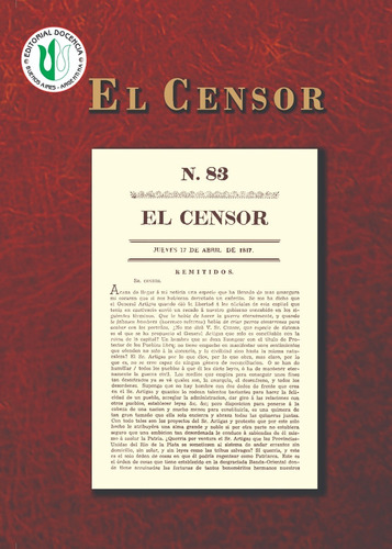 Periódicos- Arg  El Censor 17/4 De 1817 - 6/2 De 1819 T2