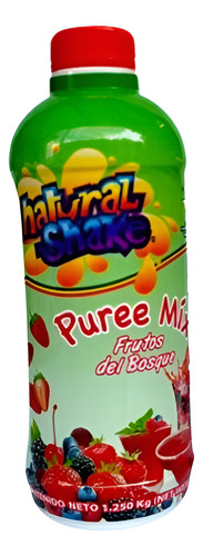 Concentrado Pulpa De Frutos Del Bosque Natural Shake 1 Lt