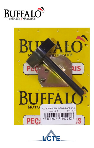 Borboleta Com Eixo Para Carburador 13.0/15.0hp Buffalo 759