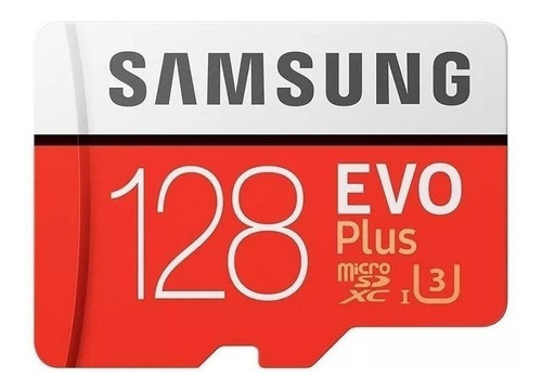 Tarjeta de memoria Samsung MB-MC128GA/AM  Evo Plus con adaptador SD 128GB