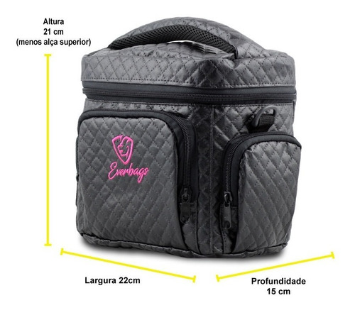 Bolsa Térmica Academia Fitness Everbags Lancheira Feminina