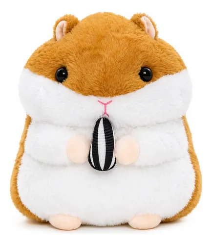 Peluche De Hámster Kawaii De 23 Cm – Animal De Peluche Suave Y Abrazable, Ideal Para Decoración Del Hogar Y Regalo Para Niños Y Niñas