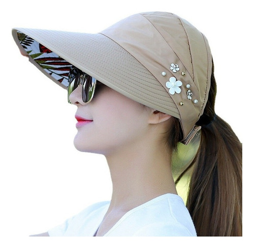 Sombrero Plegable Con Visera Solar Con Protección Uv Para Ma