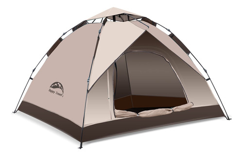 Happy Travel 2/3/4 Person Camping Tent, Instant Easy Pop Up.