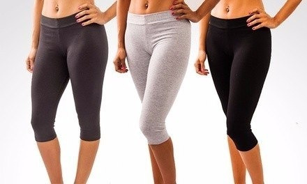 Calzas Pescadoras Capri De Algodon Con Lycra Tela Ligera
