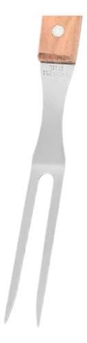 Tenedor De Acero Inoxidable Con Mango De Madera Compatible