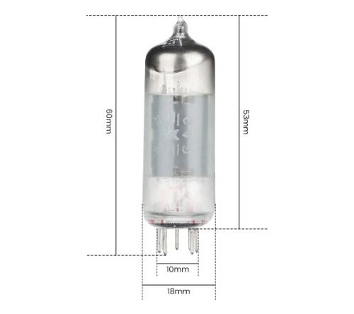 2 Válvulas Tubo 6a2 Substitui Válvula 6zh Pré-amplificador