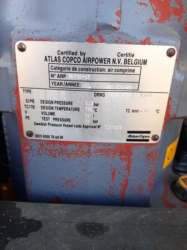 Compresor De Aire Atlas Copco