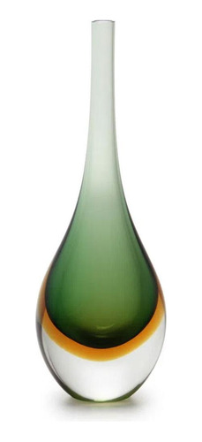 Gota Mini Alta Bicolor 29cm - Verde Âmbar Cristal