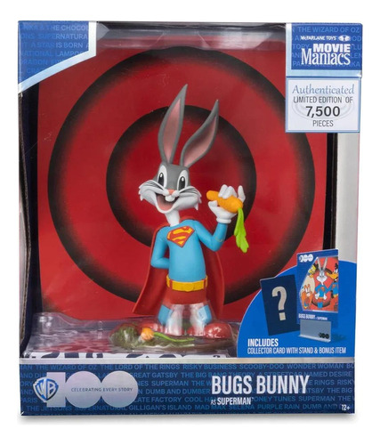 Mcfarlane Maniacs: Looney Tunes - Bugs Bunny Como Superman