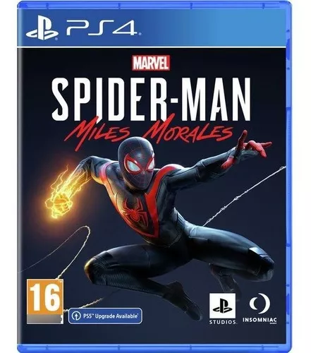 Jogo Homem Aranha Miles Morales Game Ps4/ps5 Midia Fisica