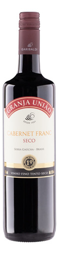 Vinho Cabernet franc Granja União 2019 750 ml