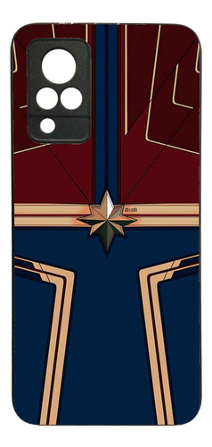 Funda Protector Case Para Vivo V21 5g Capitana Marvel