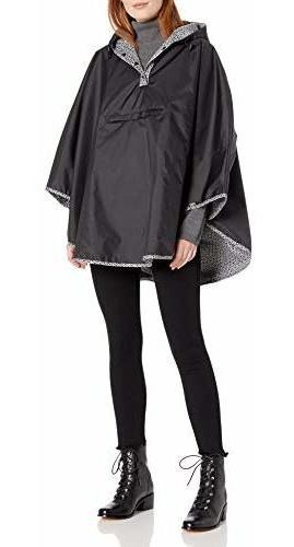 Poncho De Lluvia Reversible Femenino.