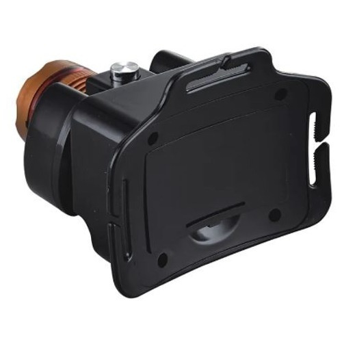 Kit De Linterna Led Frontal Para Casco Con Panel Solar