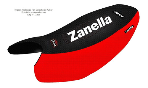 Funda Asiento Zanella Rx 150 Z6 Modelo Series Fmx Covers 