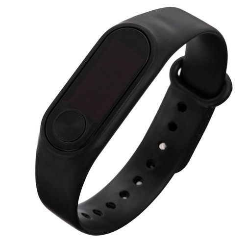 Relógio Digital De Led Com Pulseira De Silicone Fino E Leve