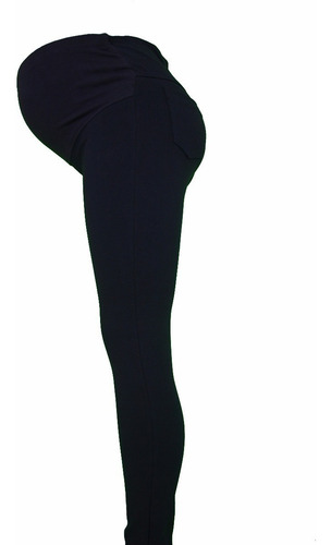 Imagen 2 de 3 de Mayón Leggins Mallón Algodón Ropa De Maternidad Embarazo