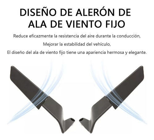 Alerón Universal Para Espejo Retrovisor Modificado De