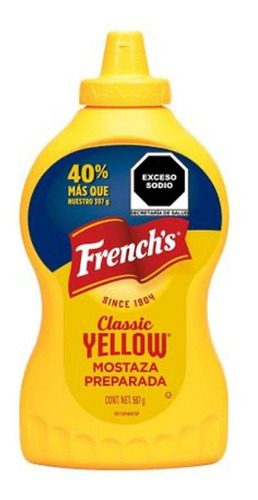 Mostaza French´s 2 Piezas 265 G