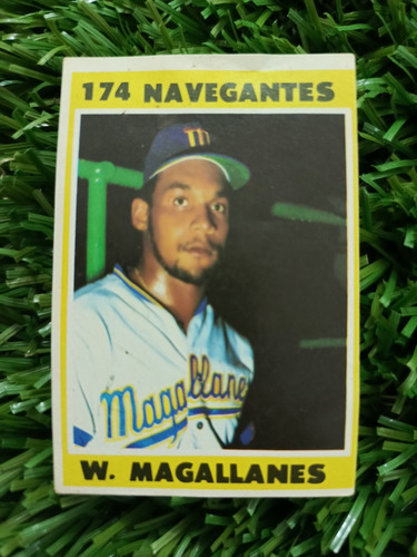 1975 Álbum De Béisbol Venezolano W. Magallanes #174