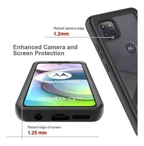 Imagen 3 de 6 de Case 360 Anti Impacto Motorola Moto G 5g