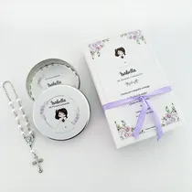 Comprar Souvenir Comunión 15 Latas + Denario + Caja Con 30 Estampita