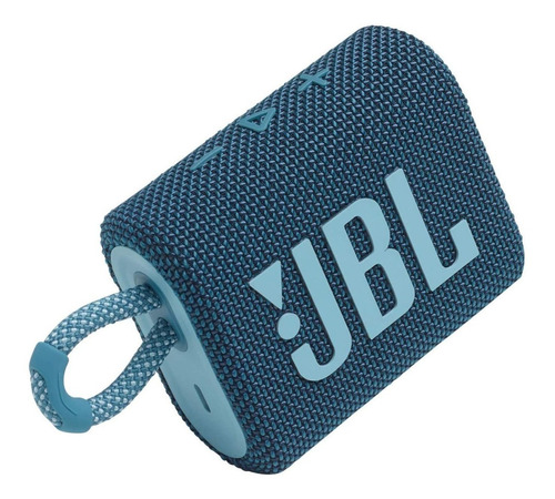 Imagen 1 de 5 de Parlante JBL Go 3 portátil con bluetooth blue