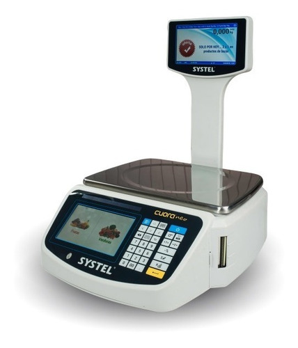 Imagen 2 de 6 de Balanza Systel Digital Cuora Neo 30kg Con Mastil
