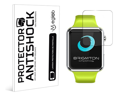 Protector Pantalla Antishock Para Brigmton Bwatch-bt3