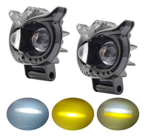 Faro Led Neblinero  Dual A/b Auto/moto Forma De Buo