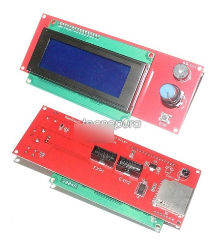 Kit Pantalla Lcd 20x4 Reprap + Sd Impresora 3d Ramps Prusa