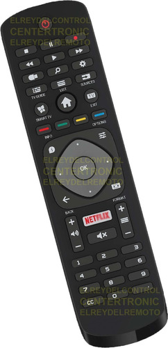 Imagen 1 de 6 de Control Remoto 43pfg5813/77 Para Philips Smart Tv Netflix