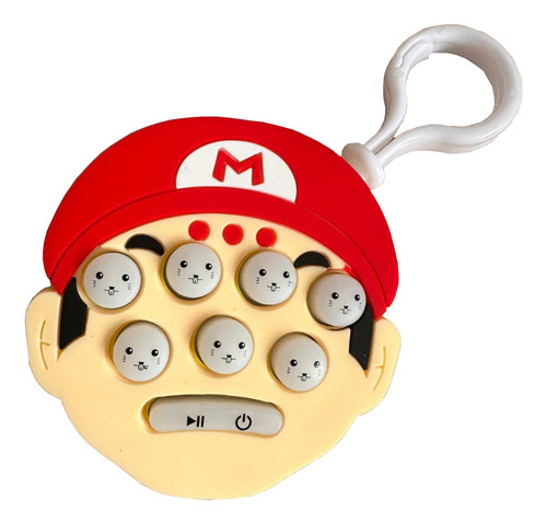 Mini Juego Pop It Quick Push Electrónico Caricaturas Consola Color Mario