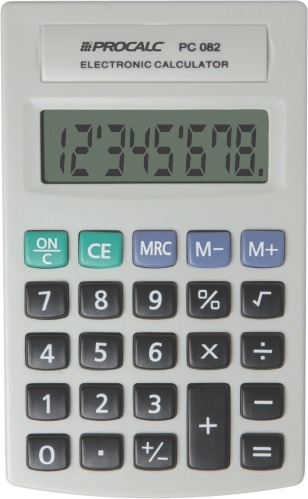 Calculadora De Bolso Com 8 Dígitos - Procalc