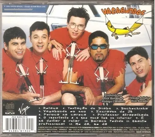 Vagabundos 2013 Volume II 2CD CADENZA 廃盤 Cd Vagabundos - Relaxa (banda)+ Cesar Do Acordeon) Orig Novo