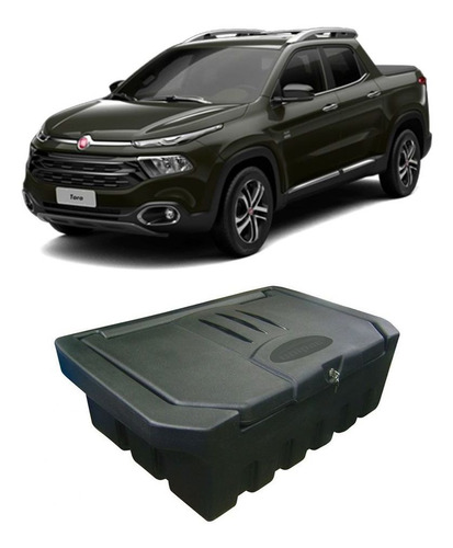 Caixa Organizadora Fiat Toro 2016 A 2021 Cd Box Ferramentas