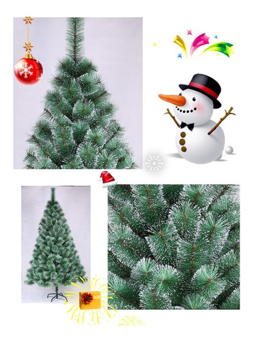 Árvore De Natal Pinheiro C/ Neve Luxo 1,5m 260 Galhos A0615m | Frete grátis