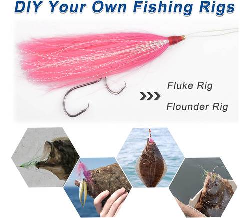 Teasers De Cola De Cubo Para Pesca En Agua Salada, 9 Señuelo