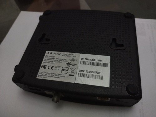 Imagen 2 de 2 de Módem Arris Modelo Cm820a