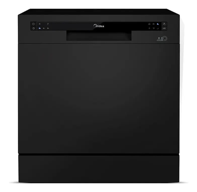 Lava-louças Midea 8 Serviços Preta Dwa08p2 Cor Preto