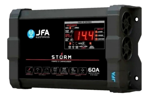 Fonte Automotiva 60a Jfa Amperes Bivolt Automatico