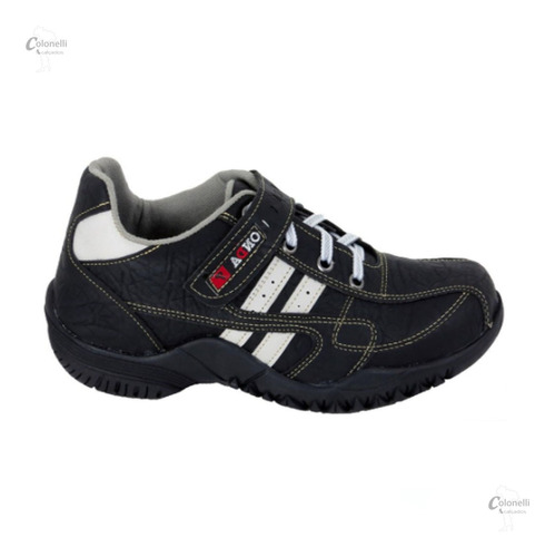 Sapatenis Moderno Confortavel Masculino Velcro Onda Sete 07